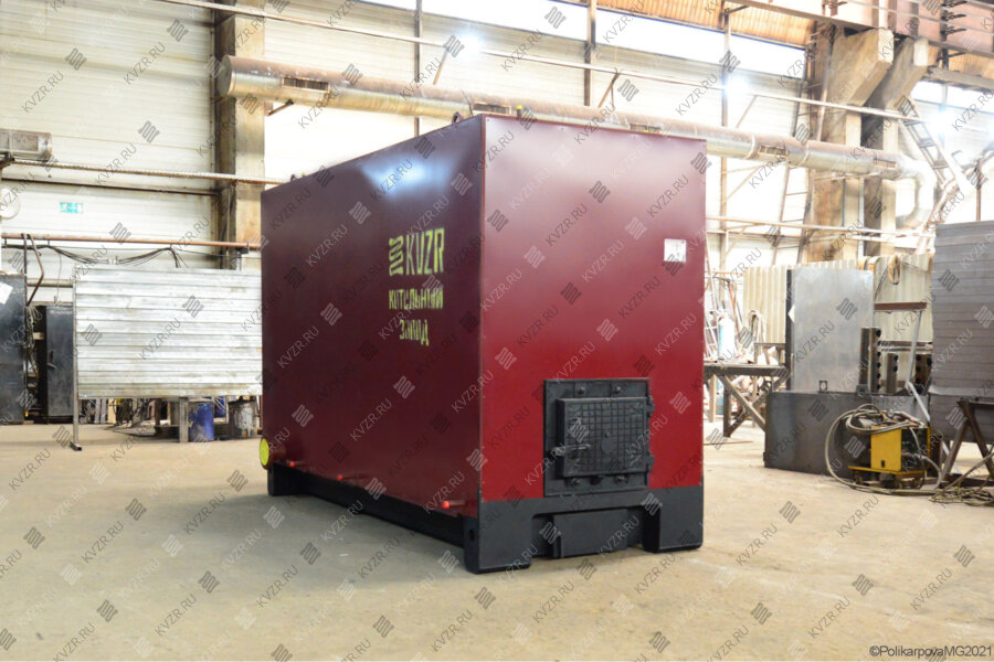 Котел промышленный твердотопливный
