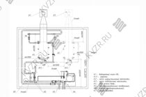 Схема подключения и монтажа водогрейного промышленного котла 3000 кВт газового